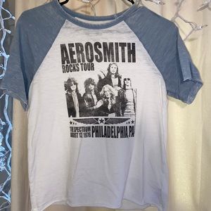 American Eagle Aerosmith band T-shirt
